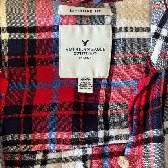 American Eagle Boyfriend Fit Flannel - Picture 2 of 4